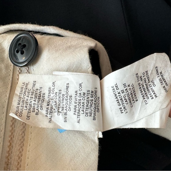 STEFANEL Italy black Slim Trouser Comfort Stretch suite Pant size 4 VGUC - Picture 13 of 17